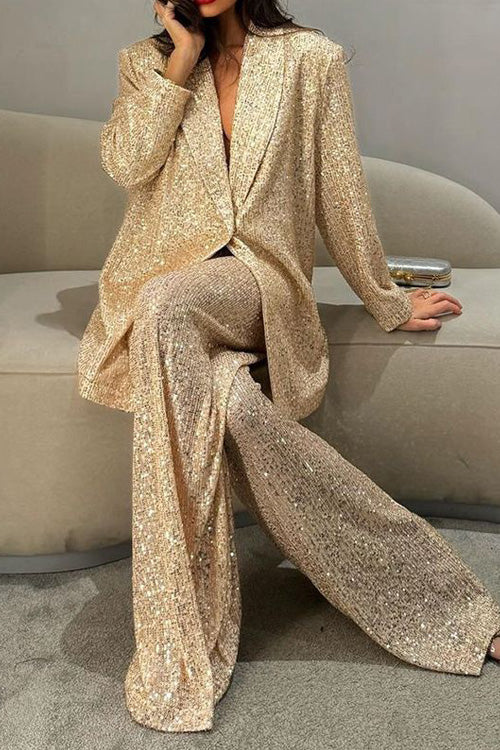 Maxwell Sequined Suit Jacket