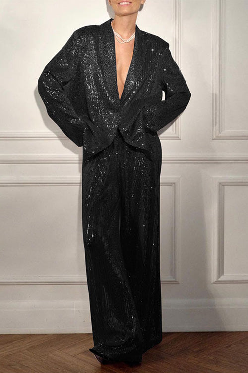 Maxwell Sequined Suit Jacket