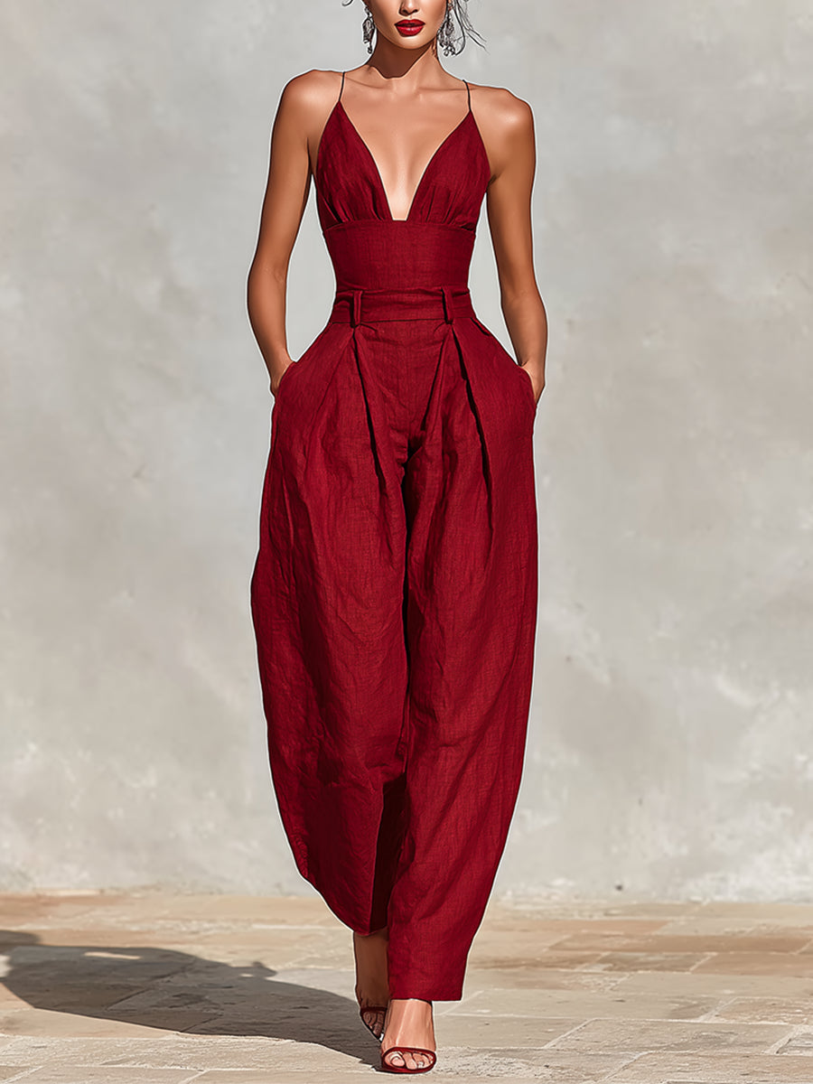 Scarlett High-Waisted Jumpsuit
