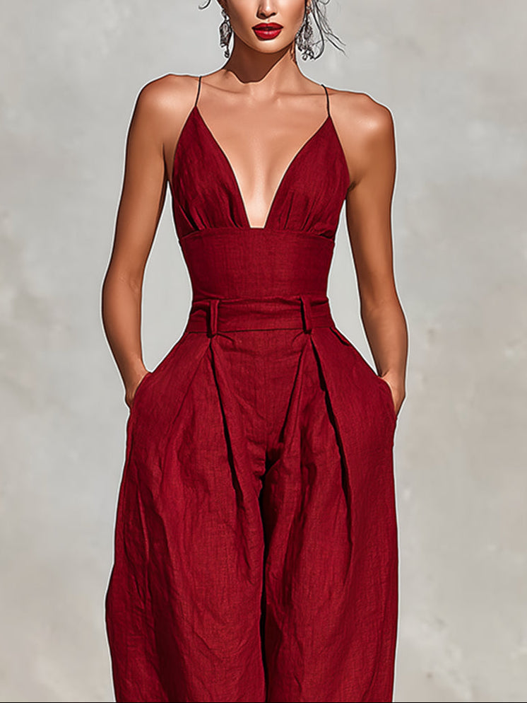 Scarlett High-Waisted Jumpsuit