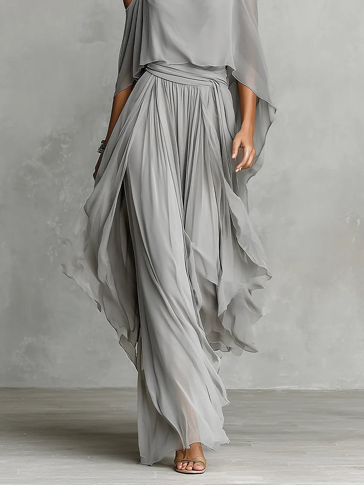Samantha Chiffon Camisole and Trousers Set