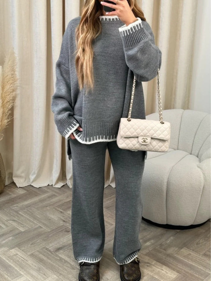 Sophie Color-Blocked Sweater Set