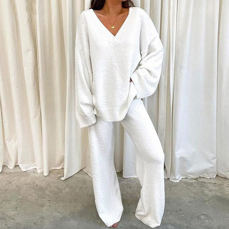 Sofia V-neck Two-piece Set