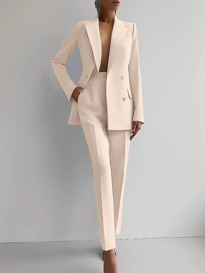 Sofia Blazer & High Waist Pants Set