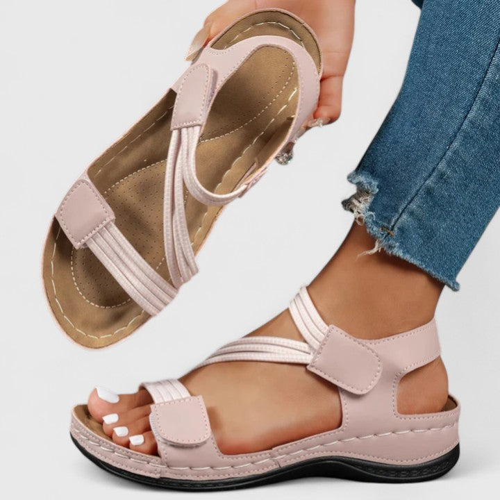 Alissa | Open Toe Ankle Strap Sandals for Women
