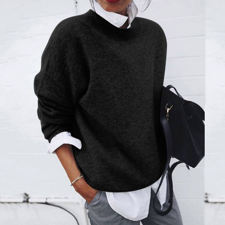 Women's Soft Knit Pullover – Relaxed Everyday Sweater
