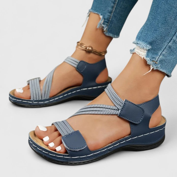 Alissa | Open Toe Ankle Strap Sandals for Women