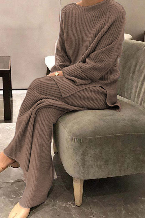 Sofia Knitted Sweater Set