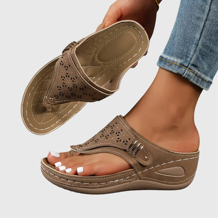 Darya | Open Toe Platform Sandals for Women