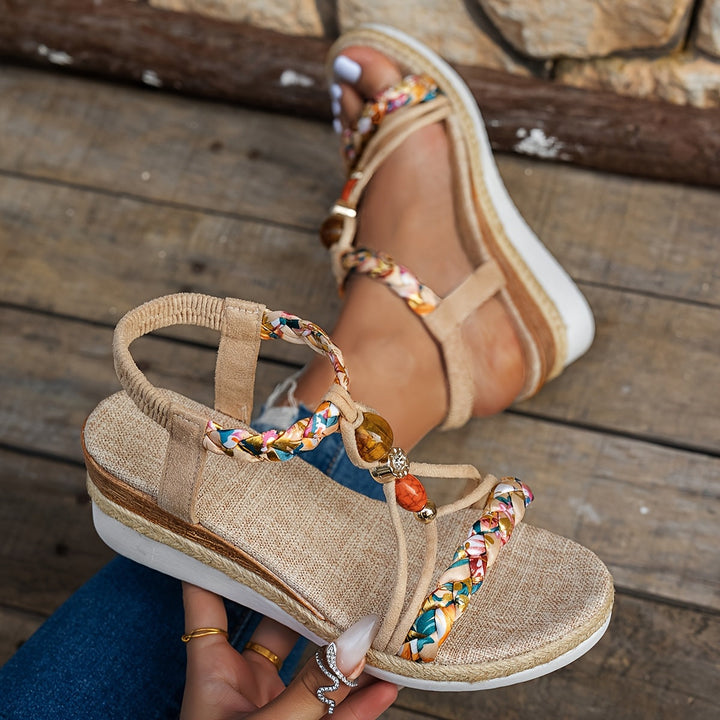 Faith - Braided Strap Comfort Sandals