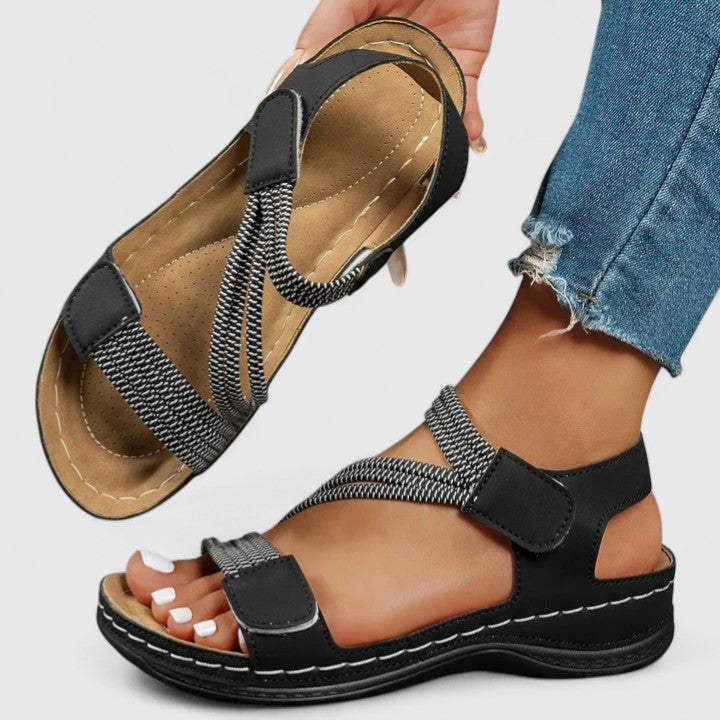 Alissa | Open Toe Ankle Strap Sandals for Women