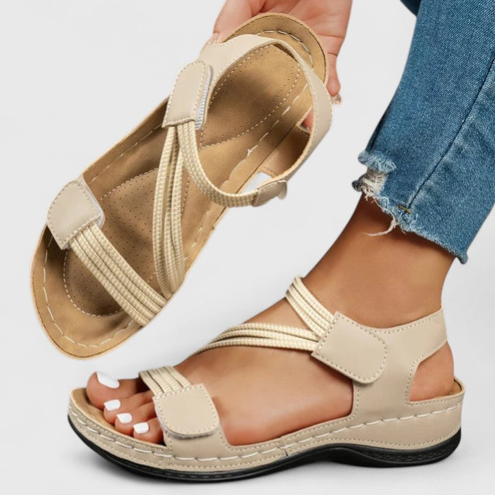 Alissa | Open Toe Ankle Strap Sandals for Women