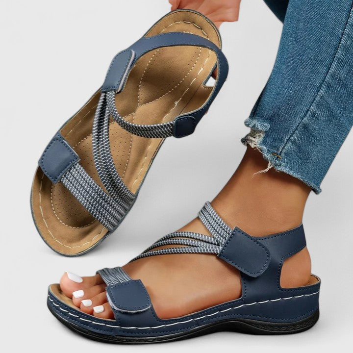Alissa | Open Toe Ankle Strap Sandals for Women