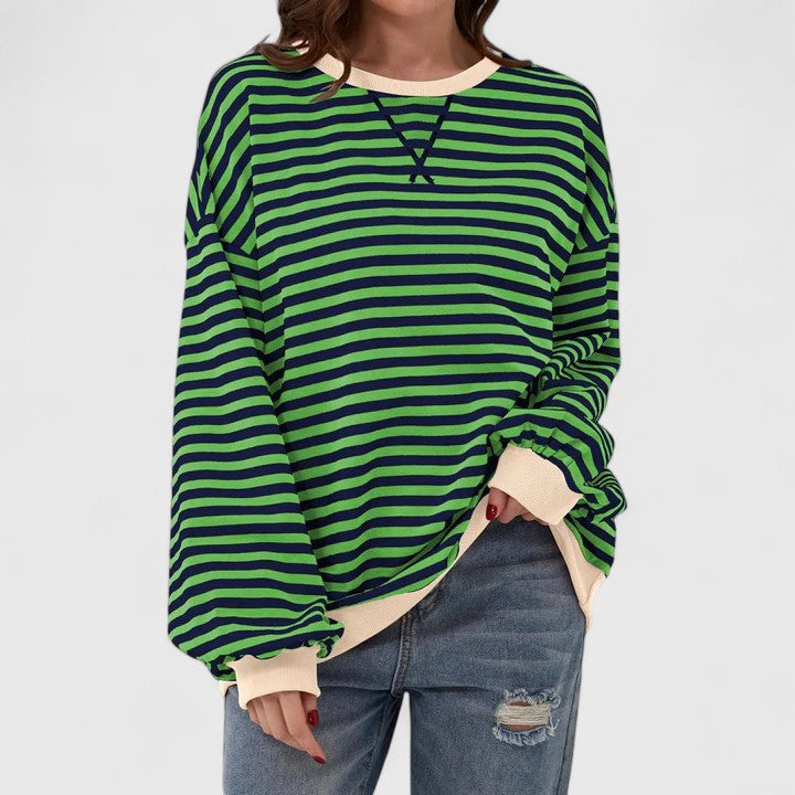 Kayli | Women's Oversized Striped Sweater
