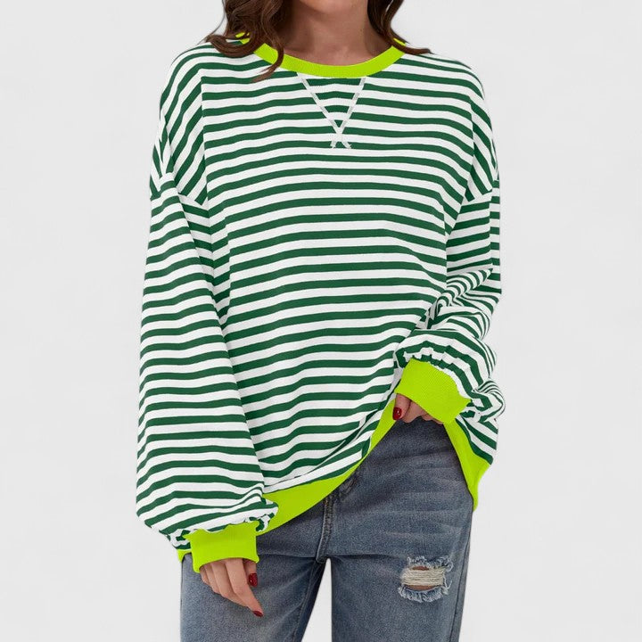 Kayli | Women's Oversized Striped Sweater