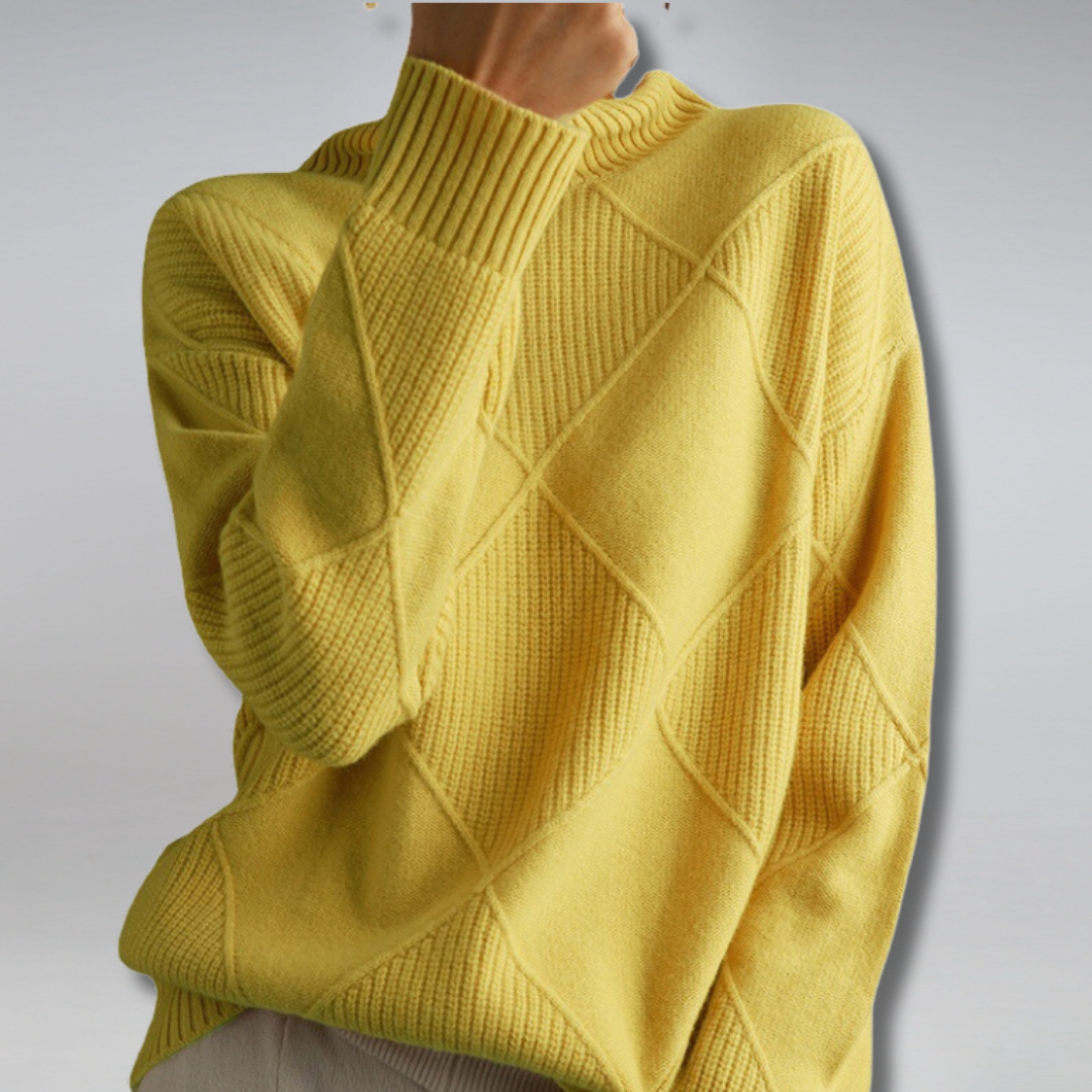 Women's Lightweight Roll Neck Sweater – Fine Knit Jumper