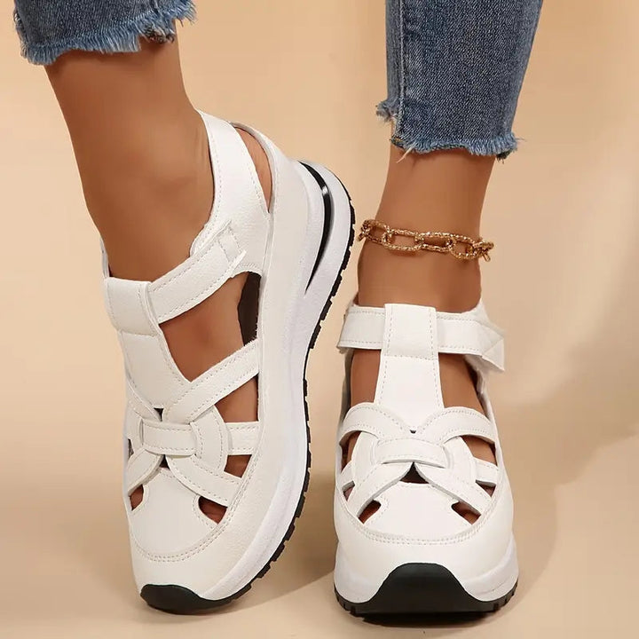 Saskia | Open Toe Platform Sandals for Women