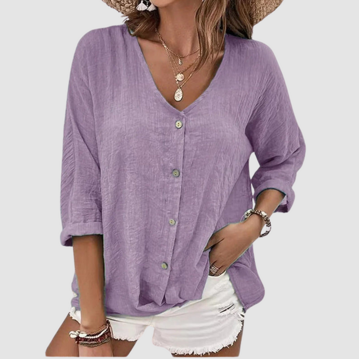 Monica™ Elegant Breathable Blouse