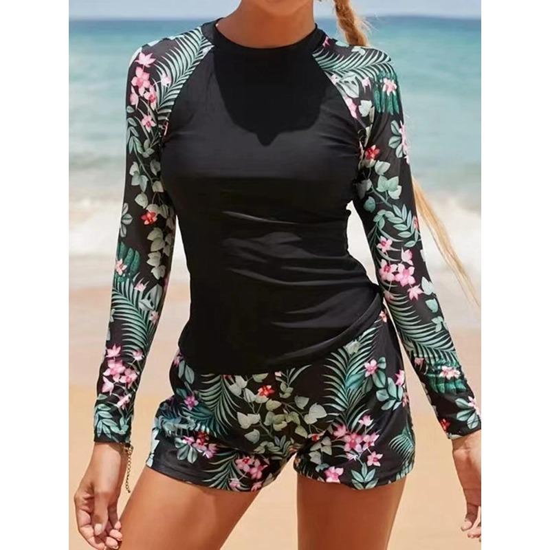 ZARA | LONG-SLEEVE TWO-PIECE SURFING SWIMSUIT