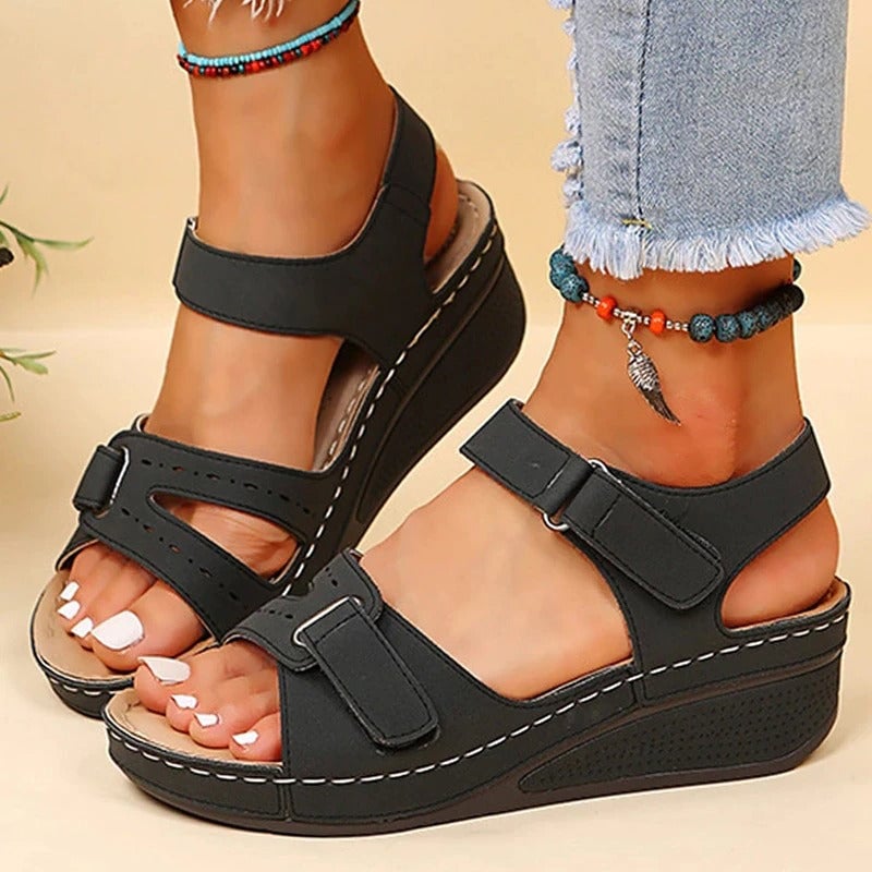 Helene - Adjustable Comfort Strap Sandals