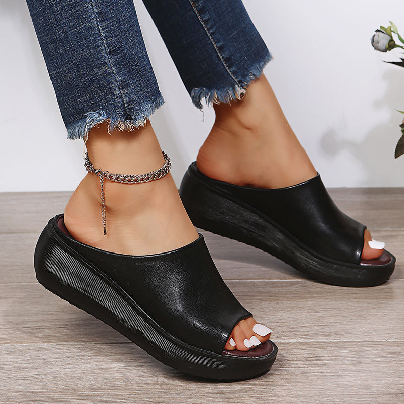 Elisa - Refined Slip-On Support Sandals