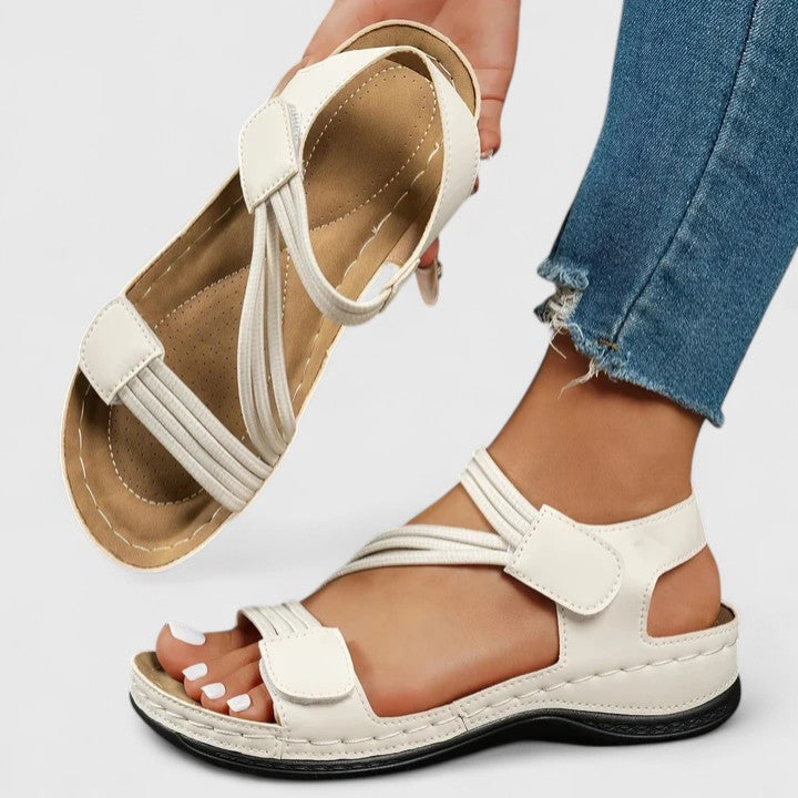 Alissa | Open Toe Ankle Strap Sandals for Women