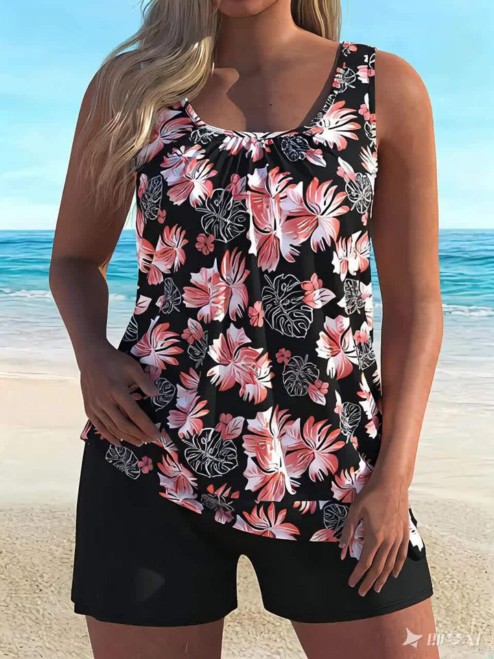ISLA | FLORAL PRINT TANKINI SET
