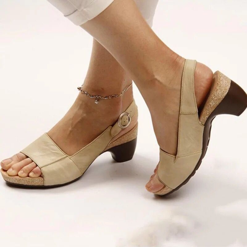 Fallon | Block Heel Slingback Sandals for Women