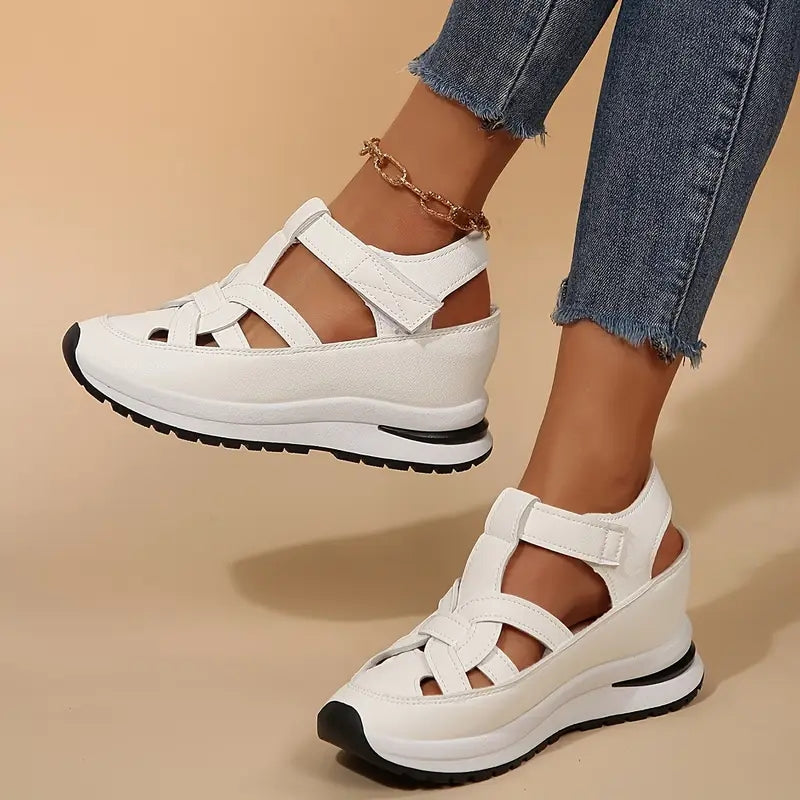 Saskia | Open Toe Platform Sandals for Women