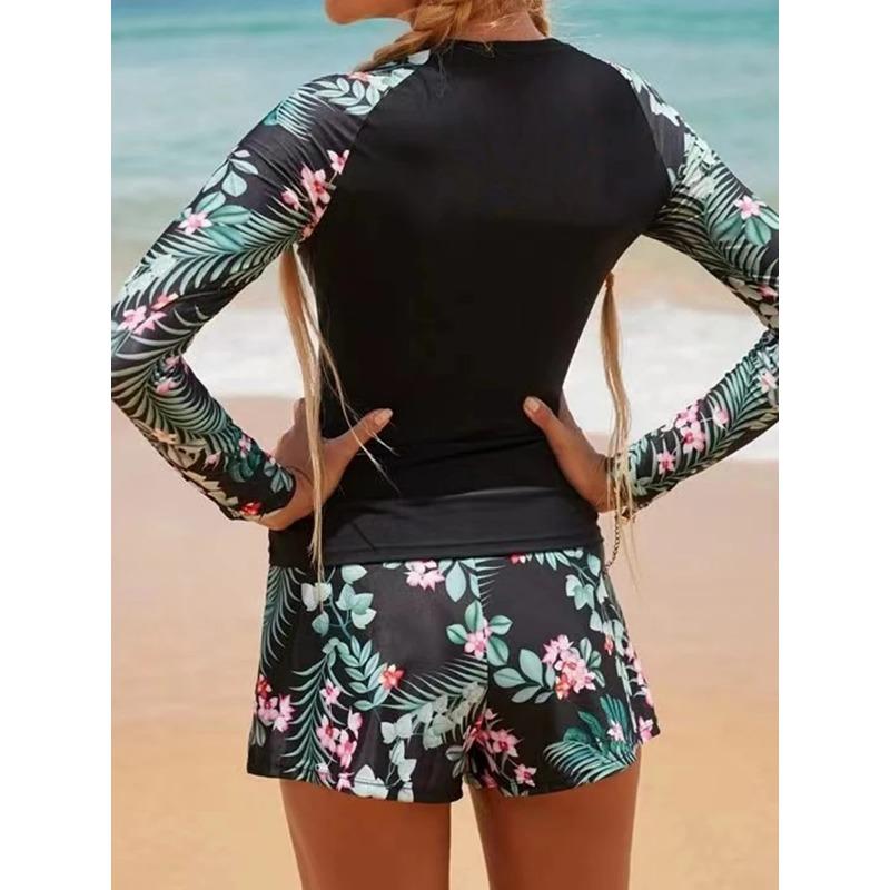 ZARA | LONG-SLEEVE TWO-PIECE SURFING SWIMSUIT