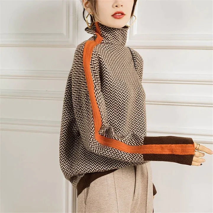 Women's Classic Soft Knit Sweater – Crew Neck Long Sleeve Pullover