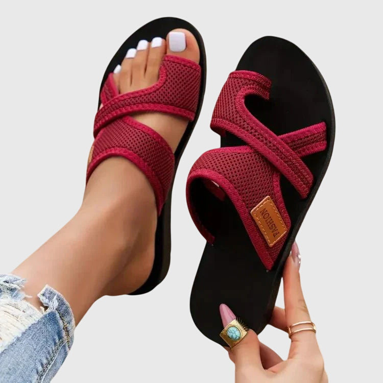 Arwen | Open Toe Crisscross Sandals for Women