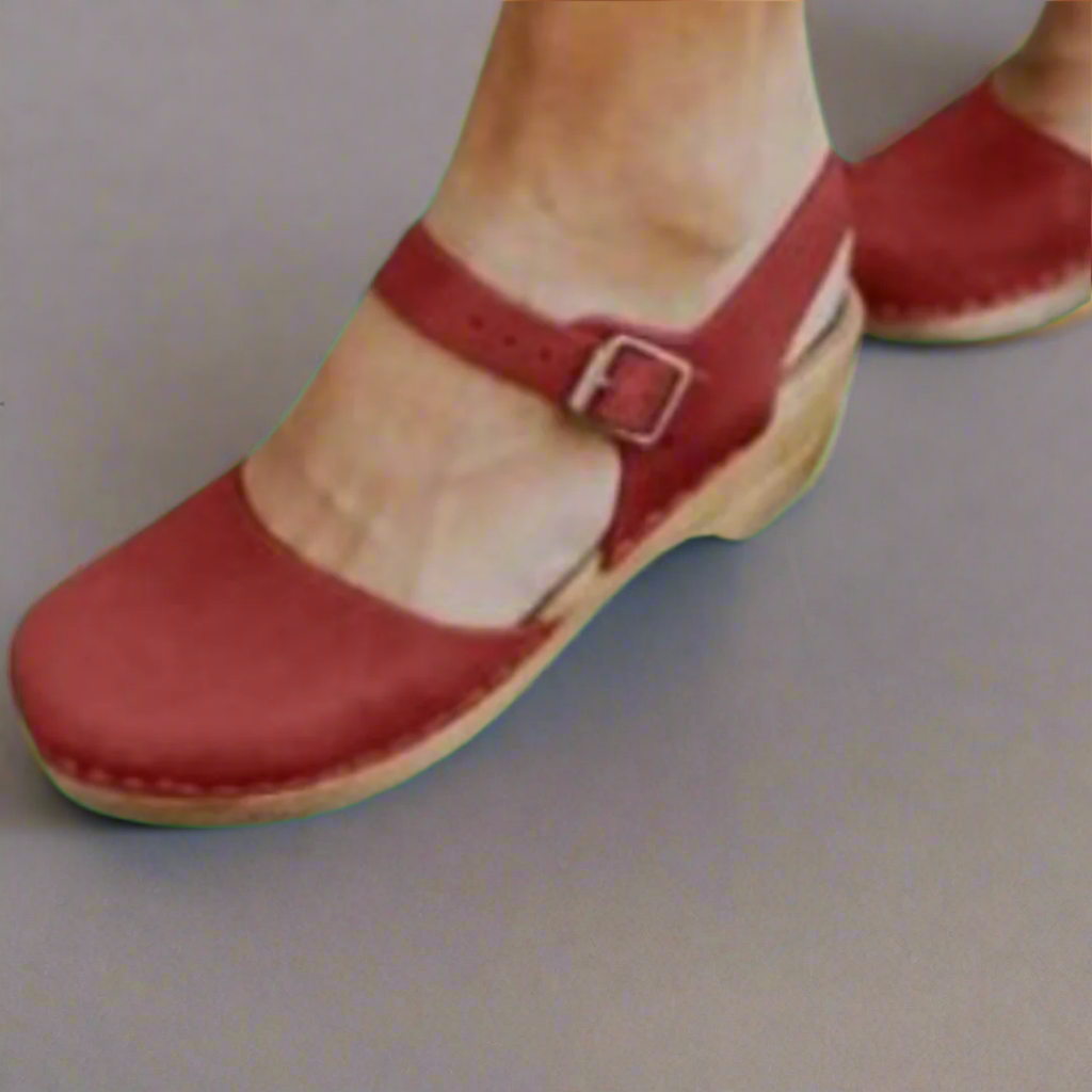 Joy | Platform Ankle Strap Clogs for Women