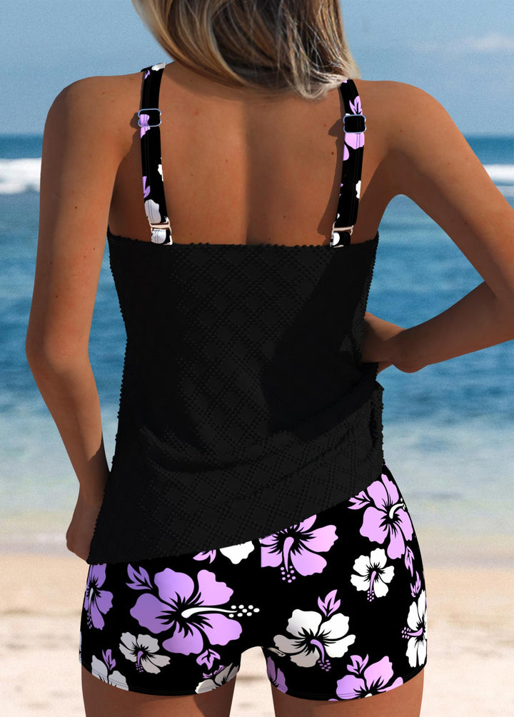 AUDREY | FLORAL PRINT TANKINI SET
