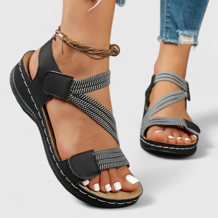 Alissa | Open Toe Ankle Strap Sandals for Women