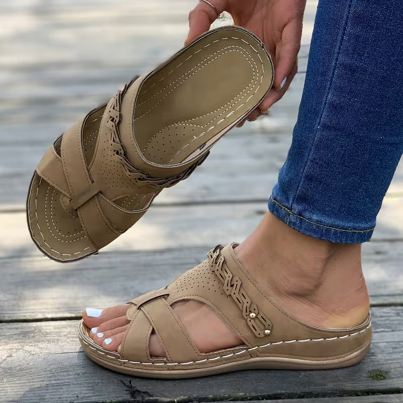 Nancy | Orthopedic Comfort Slide Sandals