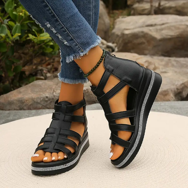 Hannah | Platform Strappy Sandals for Women