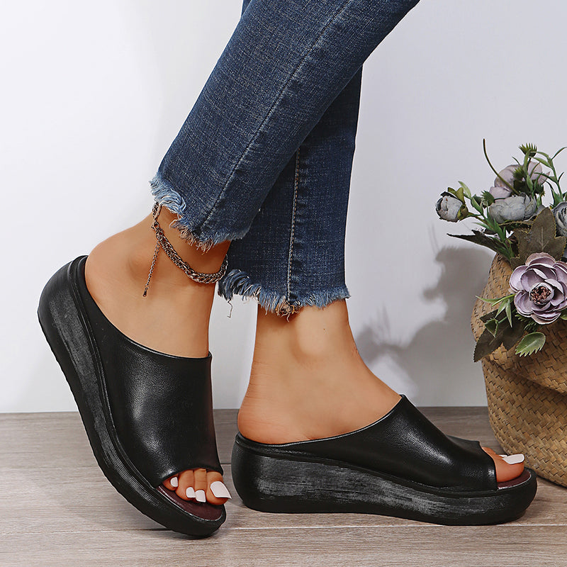 Elisa - Refined Slip-On Support Sandals