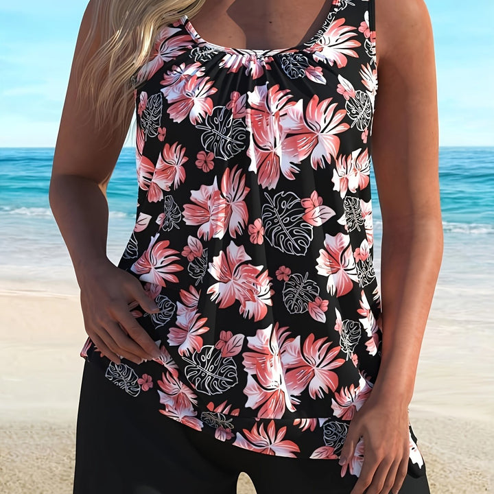 NORA | FLORAL PRINT TANKINI SET