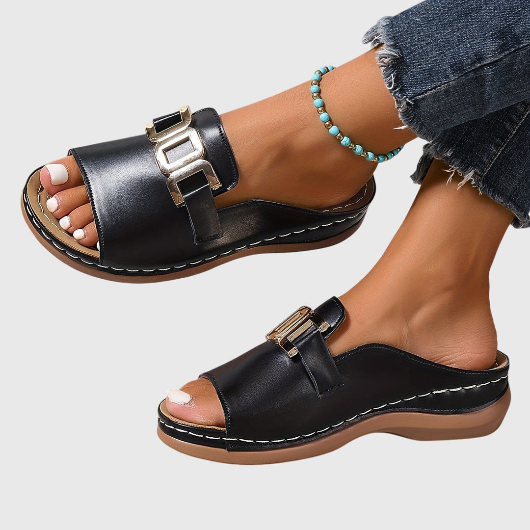 Kathryn - Adjustable Buckle Comfort Sandals