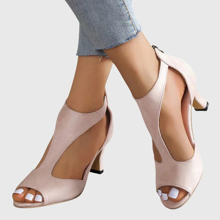 Saphira | Block Heel Sandals with Open Toe for Women