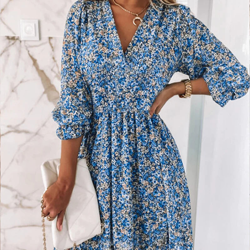 Moira - Elegant Floral Dress