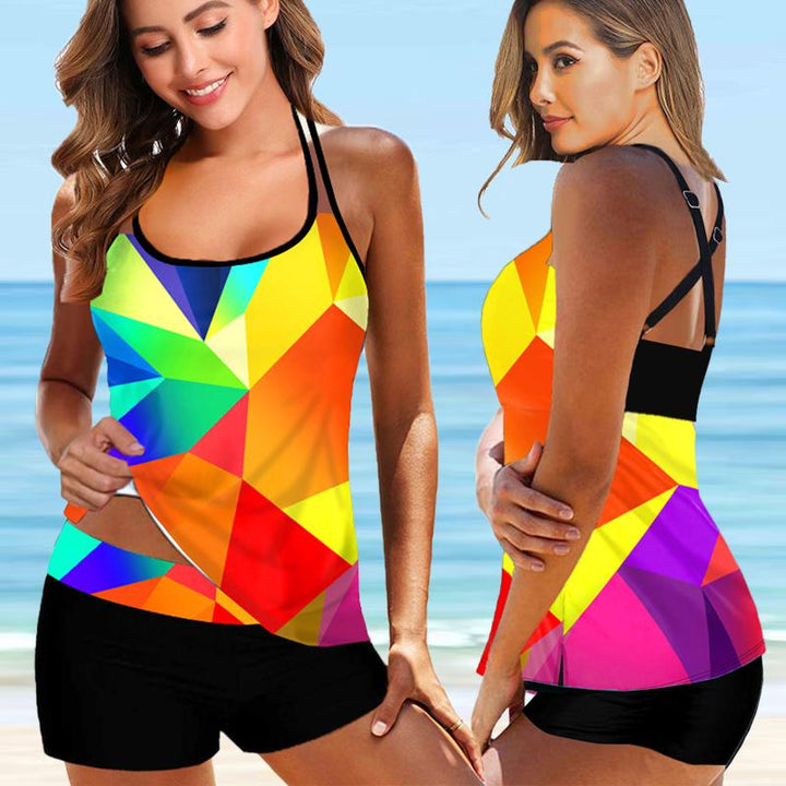 RUBY | PRINTED BATHING SUIT TWO-PIECE SWIMSUITS
