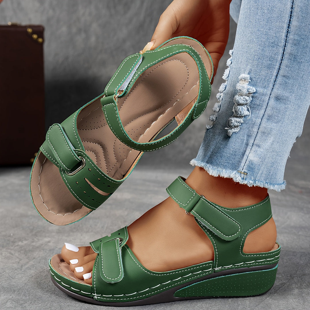 Giorgia | Platform Wedge Sandals with Open Toe for Women