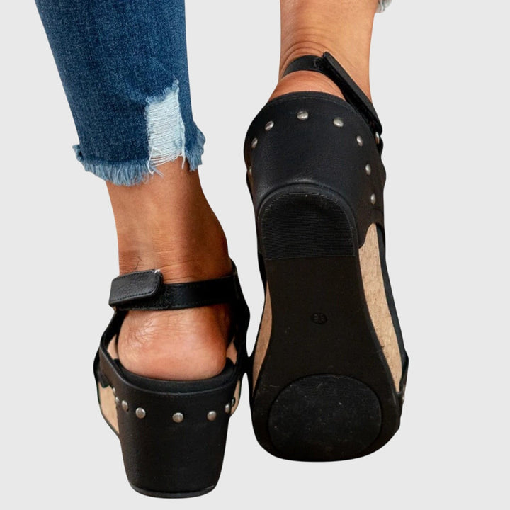 Endellion | Platform Sandals with Open Toe for Women
