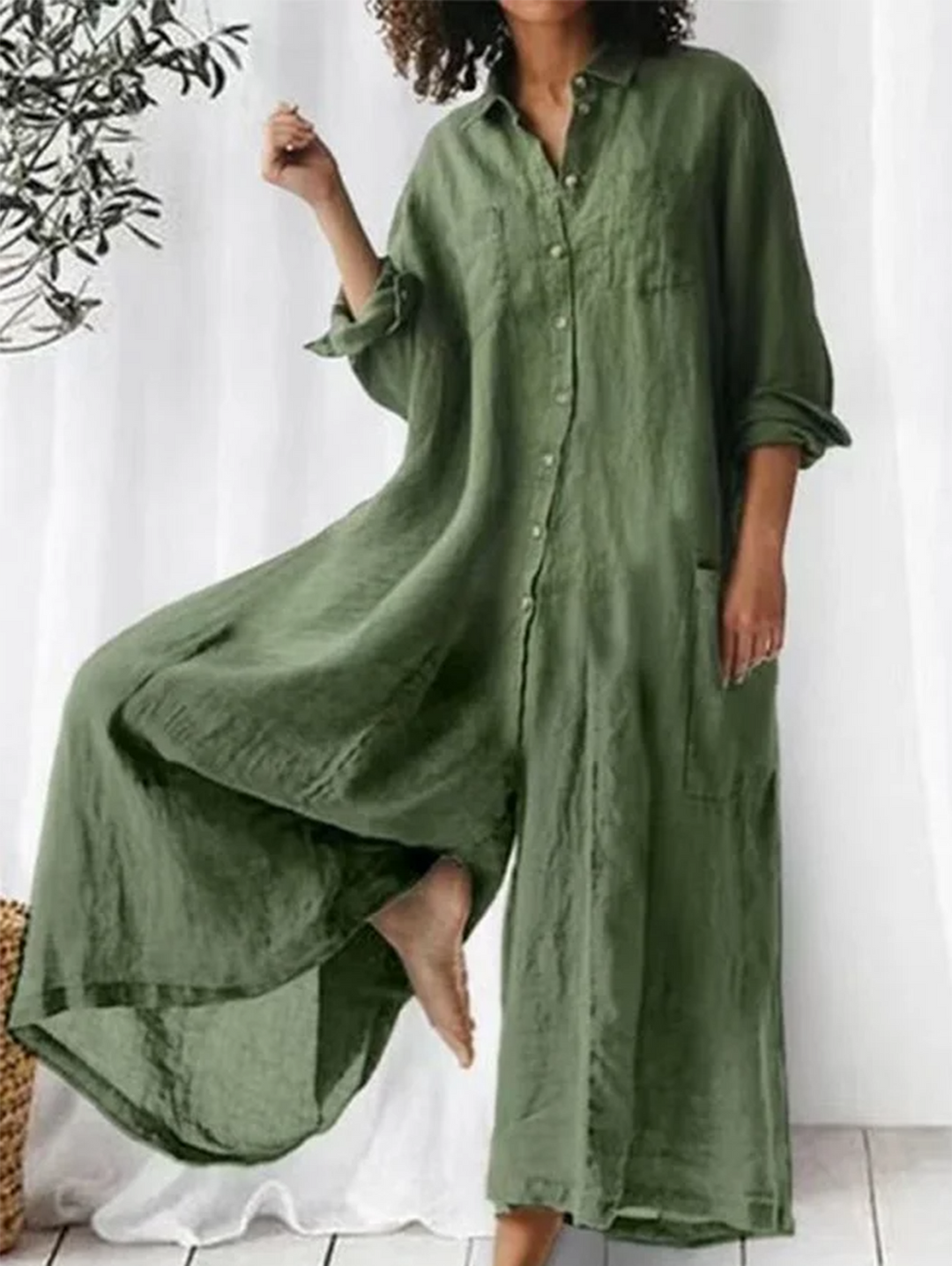 Sofia Wide Leg Jumpsuit