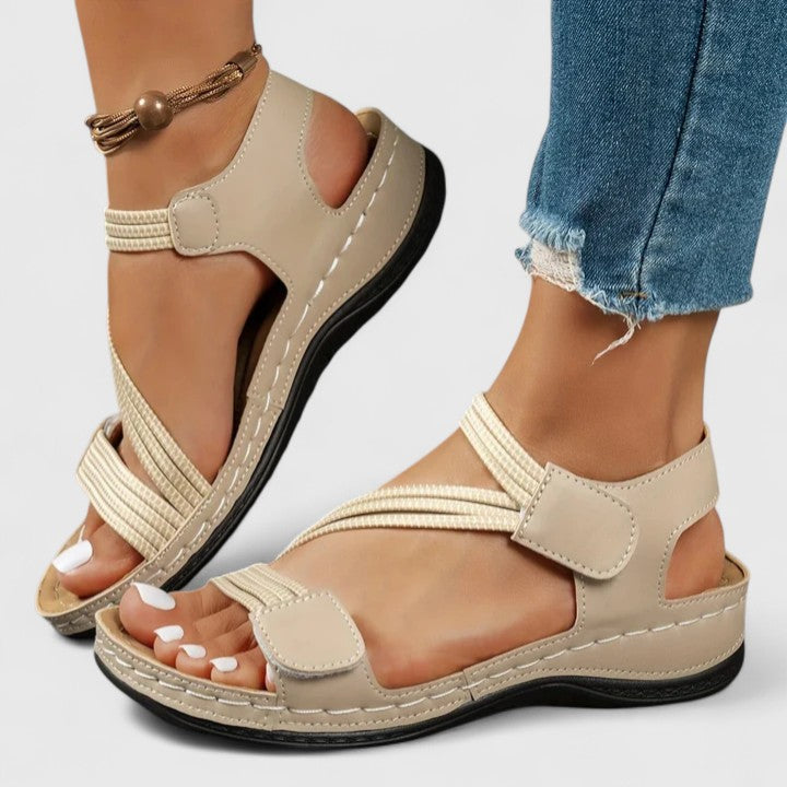 Alissa | Open Toe Ankle Strap Sandals for Women