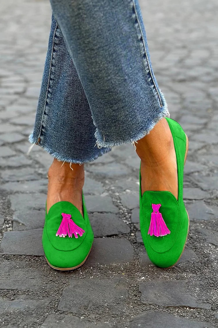 Aurelia | Women's Tassel Accent Loafers