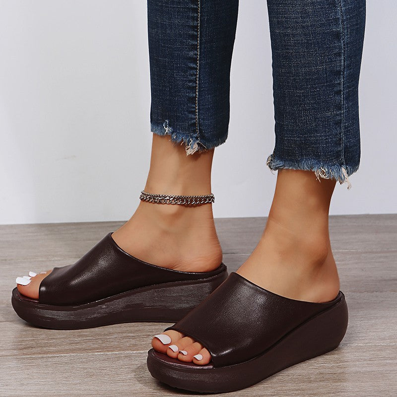 Elisa - Refined Slip-On Support Sandals