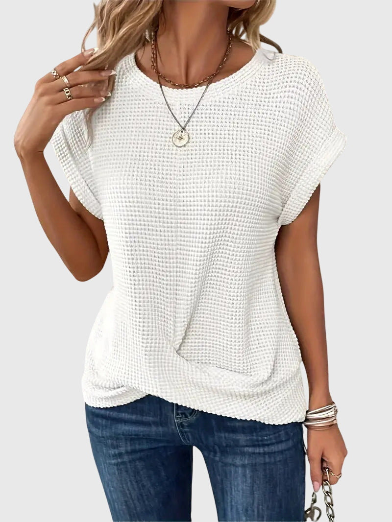 Isa | Crew Neck Blouse
